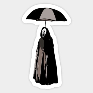 Umbrella Ghosty Sticker